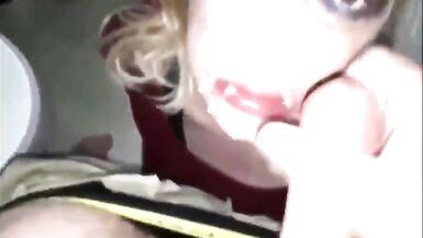 Cum on crossdressers faces - 6 image