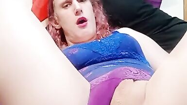 Trans Annie Shows off Cock and Takes Anal Training to Extreme - 5 image