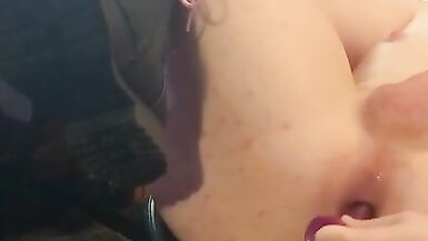 Goth Femboy Training his Virgin Asshole - 13 image