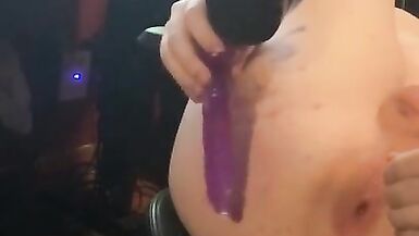 Goth Femboy Training his Virgin Asshole - 4 image