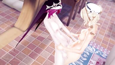 Genshin Impact - Futa Barbera Bang Rosaria - 8 image