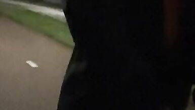 public exhibitionist dressed red body lingery