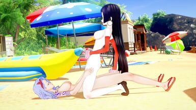 One Piece Futa - Boa Hancock creampied by Nojiko - 12 image