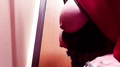 Bree Orlock in a Harley Quinn cosplay sucks dildo - 13 image