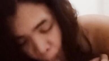 Gorgeous Hot Asian Trans Girl Love to suck and fuck by Asian Guy Cum in Mouth - 7 image