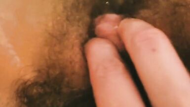 playing with my little dick in the bathtub hairy trans masc - 15 image