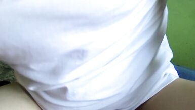 Relax teasing, dildo and jerking off CROSSDRESSER big load - 7 image