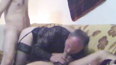 fucked by two big cock - 11 image