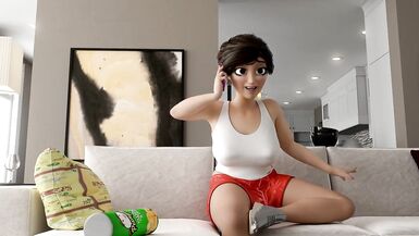 Amy's Big Wish - Candy Cane (Futanari House Wife Home Alone) - 15 image