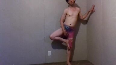 Trying Clothes; Playing, Dressing And Undressing - Tye Dye T-Shirt pt 15 - 5 image