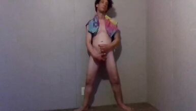 Trying Clothes; Playing, Dressing And Undressing - Tye Dye T-Shirt pt 15 - 9 image