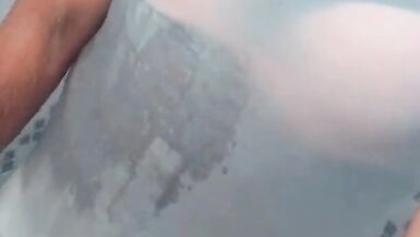 Hot Indian transgender girl bathing - 5 image