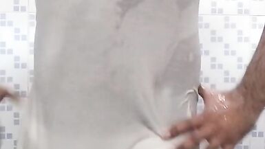 Hot Indian transgender girl bathing - 8 image