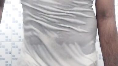 Hot Indian transgender girl bathing - 9 image