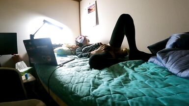 Sissy jerk and cum so hard prematurely, but great 20210920 - 10 image