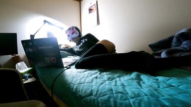 Sissy jerk and cum so hard prematurely, but great 20210920 - 2 image