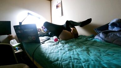 Sissy jerk and cum so hard prematurely, but great 20210920 - 3 image