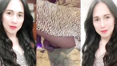 beautifull ladyboy masturbate and show her cock in public - 10 image