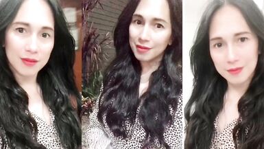 beautifull ladyboy masturbate and show her cock in public - 11 image