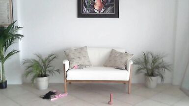 Sasha Dollhouse Inserts Plug and Sucks Dildo in Red Dress - 13 image