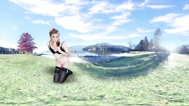 Sucking in a field virtual reality - 2 image