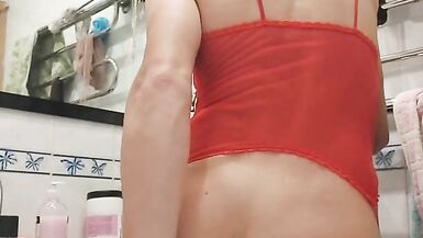 Fucked myself in the bathroom - 10 image