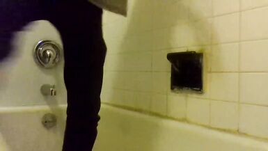 Stripping ButtNaked; Peeing In My Mouth & On My Face, Titties And Asshole - 6 image