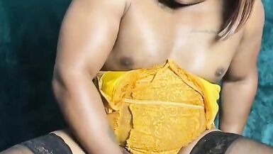 Shooting my sissy cum - 8 image