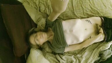 sunday mornin in bed little TGirl boobs and more vids this week for real - 13 image