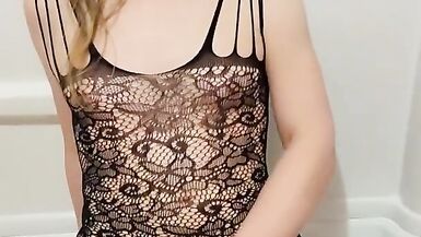 Josie Blade PIssing and masturbating in Bodysuit - 14 image