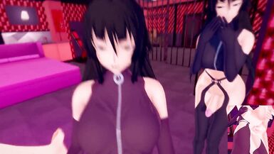 Sekirei - Futa Hikari & Futa Hibiki fuck you | Male Taker POV - 11 image