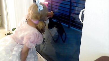 Sissy Baby Doll, Chastity, Fills Hole and is Humiliated - 14 image