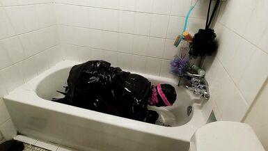 Sissy Maids Self Bondage Enema