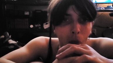 "My second blowjob ever, boyfriend makes me share" - 7 image