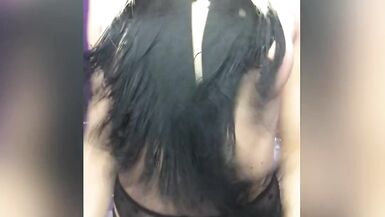 HOT BRIDGET FINGERS HER BIG COCK & DANCES IN BEAUTIFUL BOOTS - 4 image