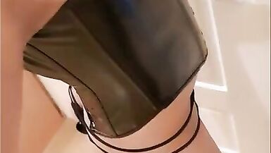 The Little Sissy in REX Black Boots - 4 image