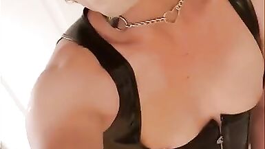 The Little Sissy in REX Black Boots - 7 image