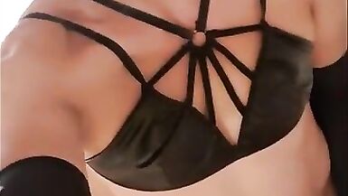 The Little Sissy jerked off and cum on her fav outfits - 2 image