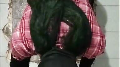 Indian shemale triple penitration (dildo) - 4 image