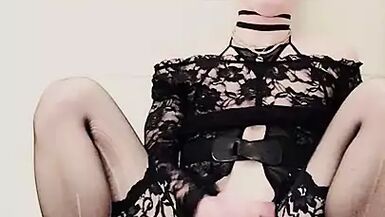 Twink Sissy femboy cum