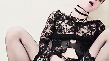 Twink Sissy femboy cum - 4 image