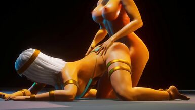 Priestess summoned Futa Demon | Egyptian Furry