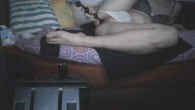 BG Anal pegging with buttplug and beads - 10 image