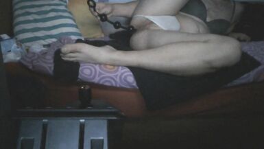 BG Anal pegging with buttplug and beads - 14 image