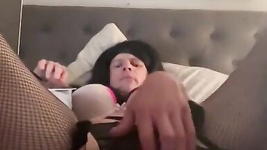 Crossdress Solo masturbation - 4 image