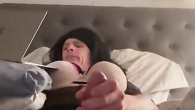 Crossdress Solo masturbation - 7 image