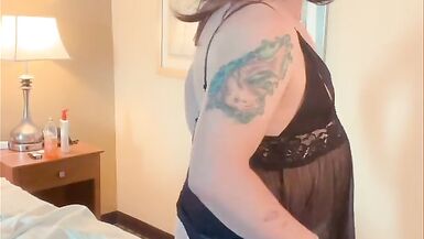 Me in a hotel room showing off a little - 14 image