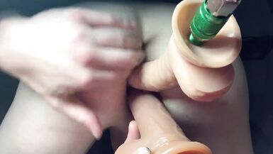 Tight ass gets double penetration - 14 image