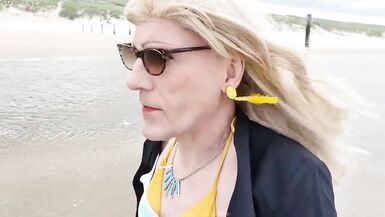 Mrs Samantha going for a walk on the beach - 14 image