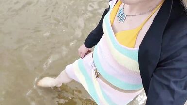 Mrs Samantha going for a walk on the beach - 7 image